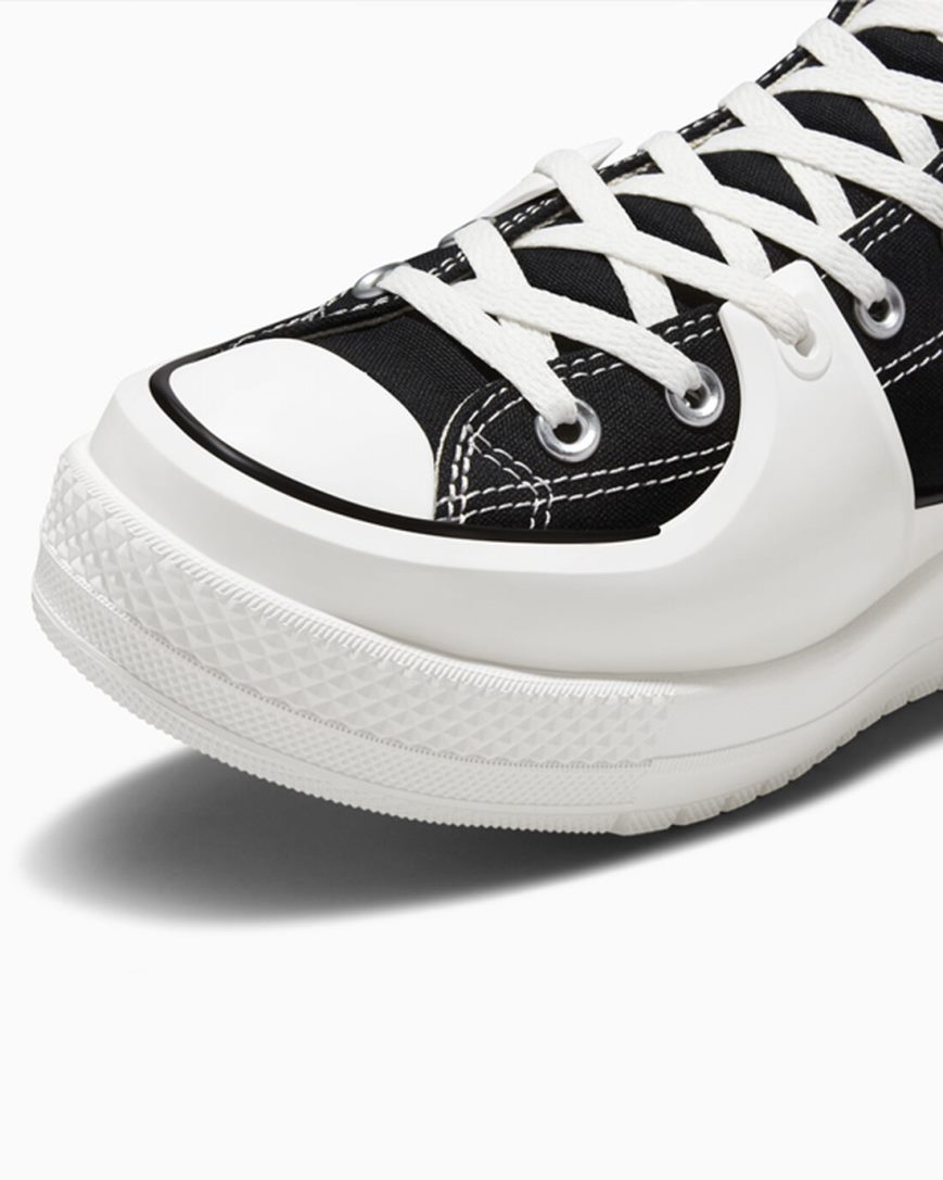 Tenisi Inalti Barbati Converse Chuck Taylor All Star Construct Negrii Albi | RO QDJTH186